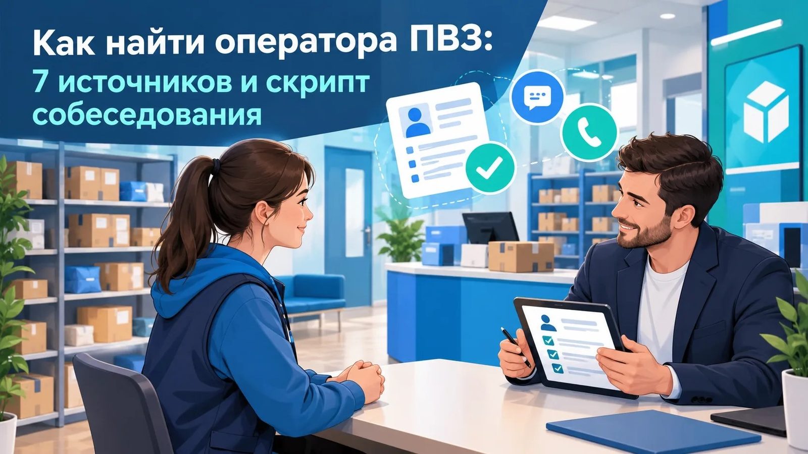 Как найти оператора ПВЗ: 7 источников и скрипт собеседования